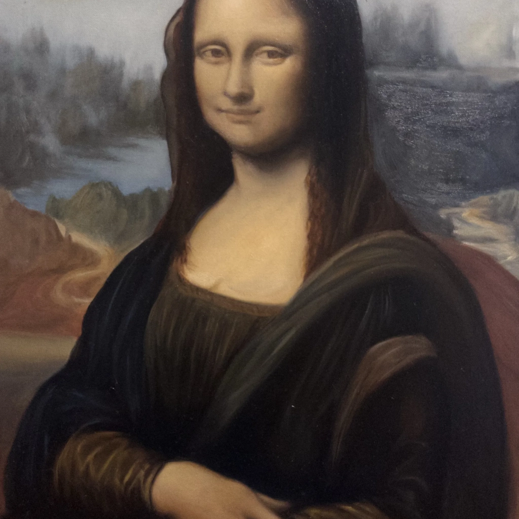 Oilpainting study of the Mona Lisa