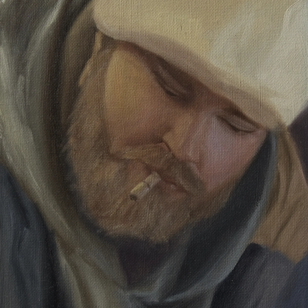 Oilpainting portrait study